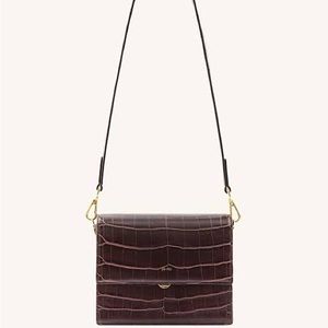 Jw Pei Mini Flap Crossbody Brown